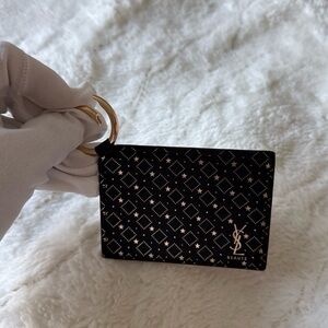 GWP Yves Saint Laurent mirror / key chain with Gold Pattern